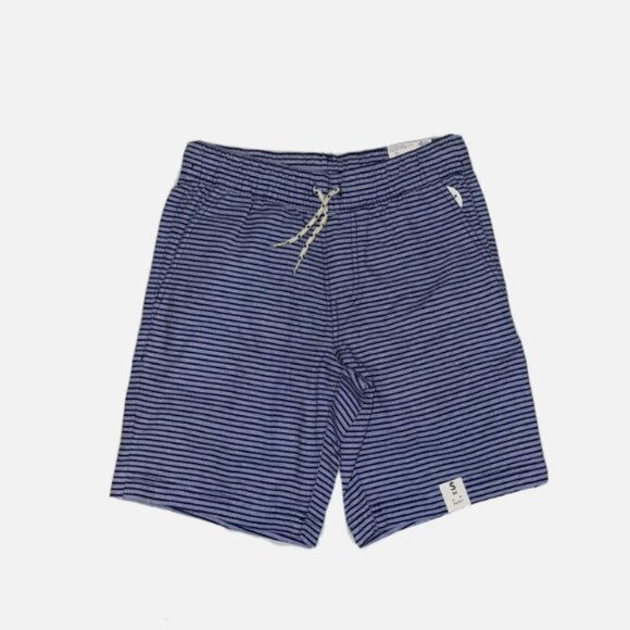 Arizona Jean Co. Boys Husky Flex Jogger Shorts Blue Striped Size S (8H) 00214 - Picture 1 of 2